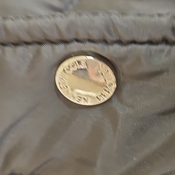 Kenneth Cole Reaction Daek Green Brown Down Feather Faux Fur Long Jacket Parka - Picture 3 of 11